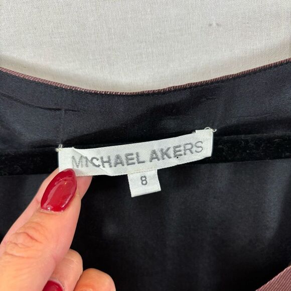 Michael Akers Brand Sleeveless Ribbed N Neck Dress Size 8 - Picture 4 of 9